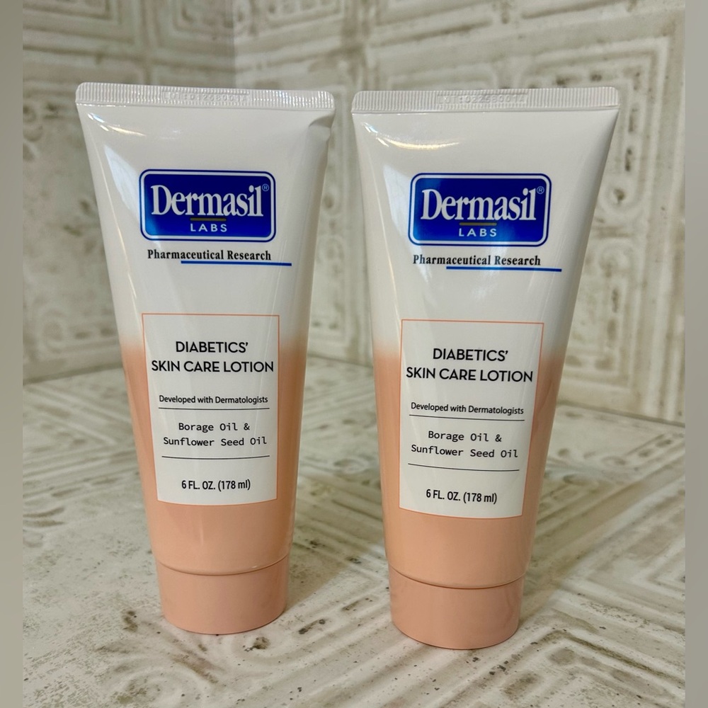 Lot of 2 - Diabetic Skin Care Lotion 6 fl oz each